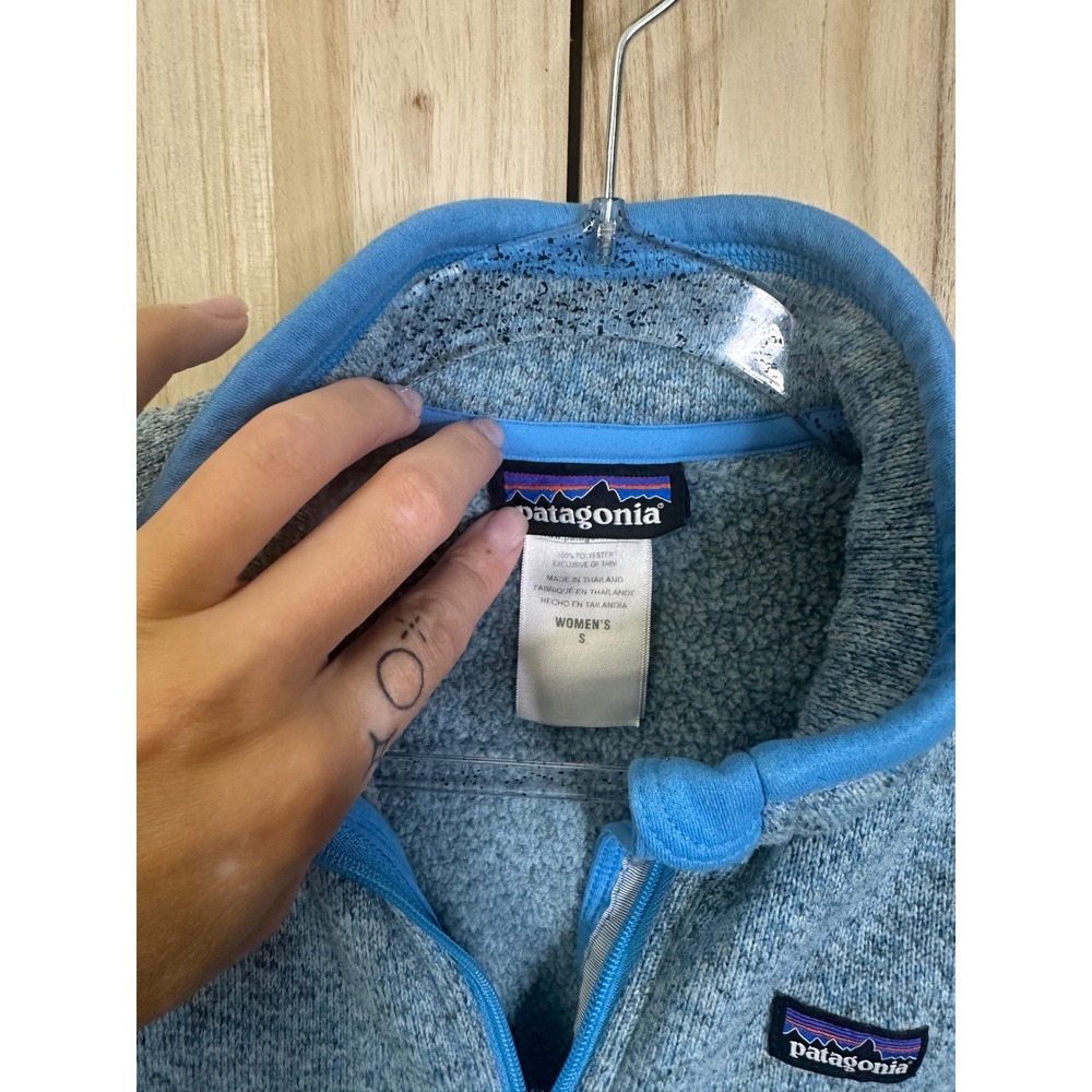 Patagonia Women's Better Sweater Fleece Jacket Full Zip‎ Blue Small S - Picture 5 of 8